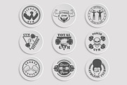 Fitness gym icons, a Graphic by Tomass2015 (Thumbnail 2 of 4)