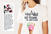 Ice-cream&Berries Font, a Sans Serif Font by Nina's Illustration Shop (Thumbnail 5 of 5)