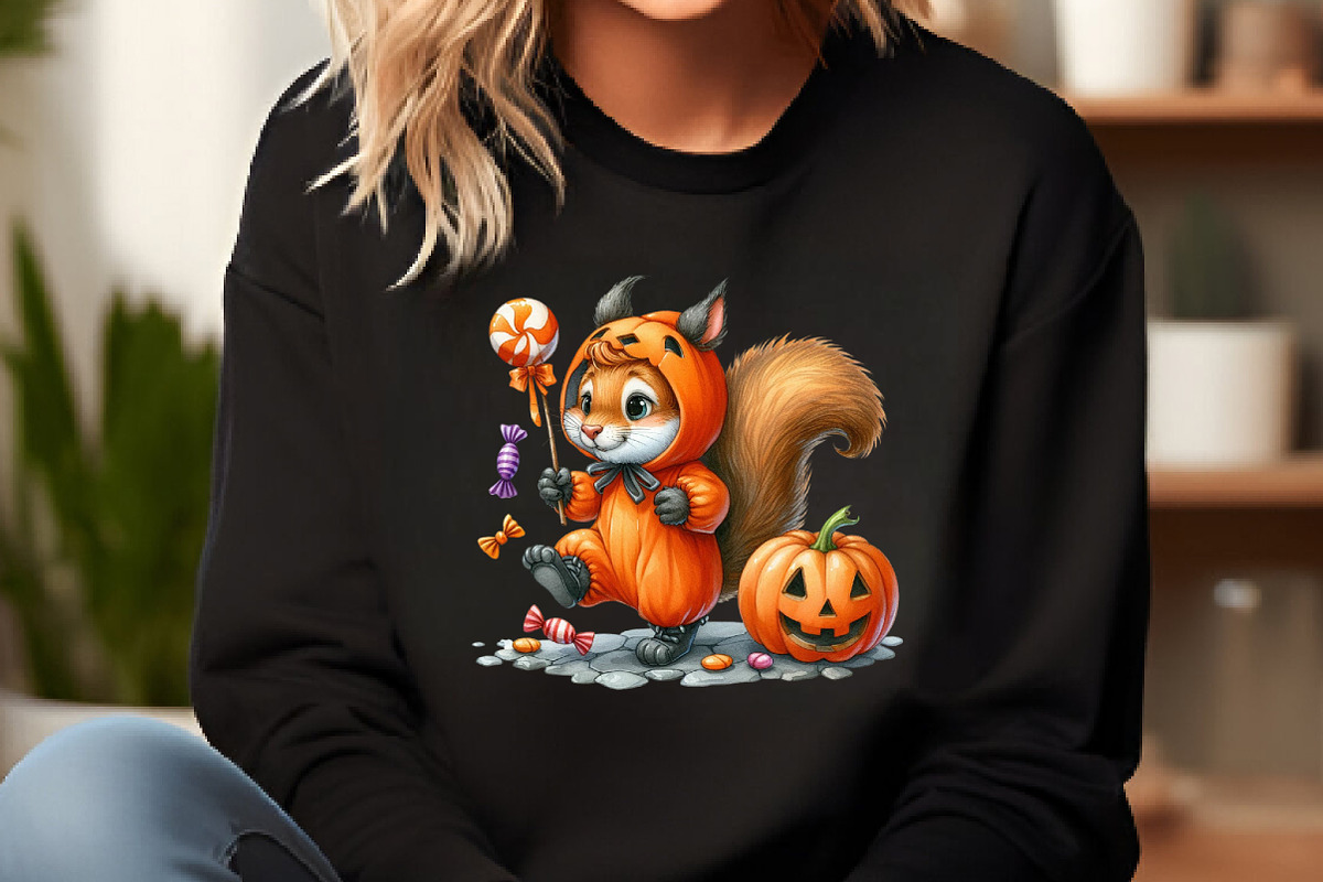 Funny Halloween Squirrel Clipart, an Illustration by DreamCafeArt (Photo 6 of 7)