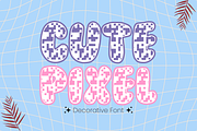 Cute Pixel - Decorative Font Types, a Font by KiddoGlyphs Studio (Thumbnail 1 of 3)