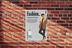 Fashion Poster Template, a Poster Template by Bizz_District_Studio
