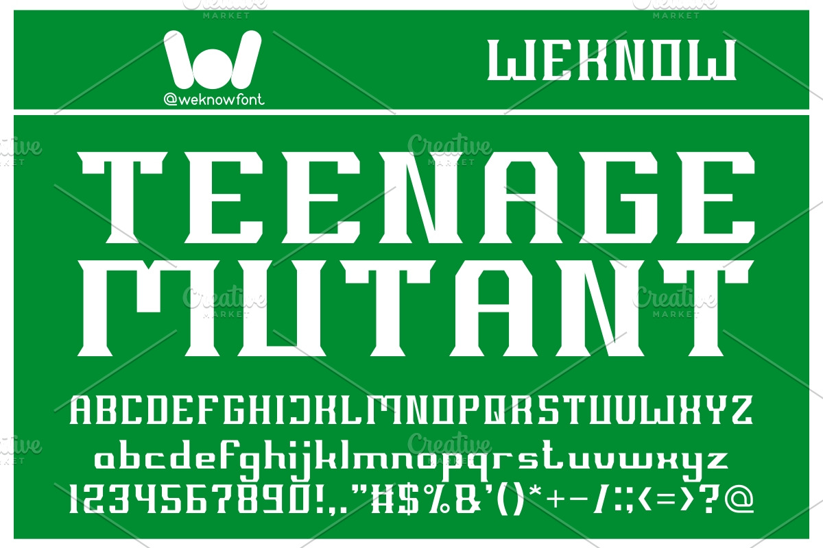 Millenium 3 font, a Font by weknow (Photo 5 of 5)