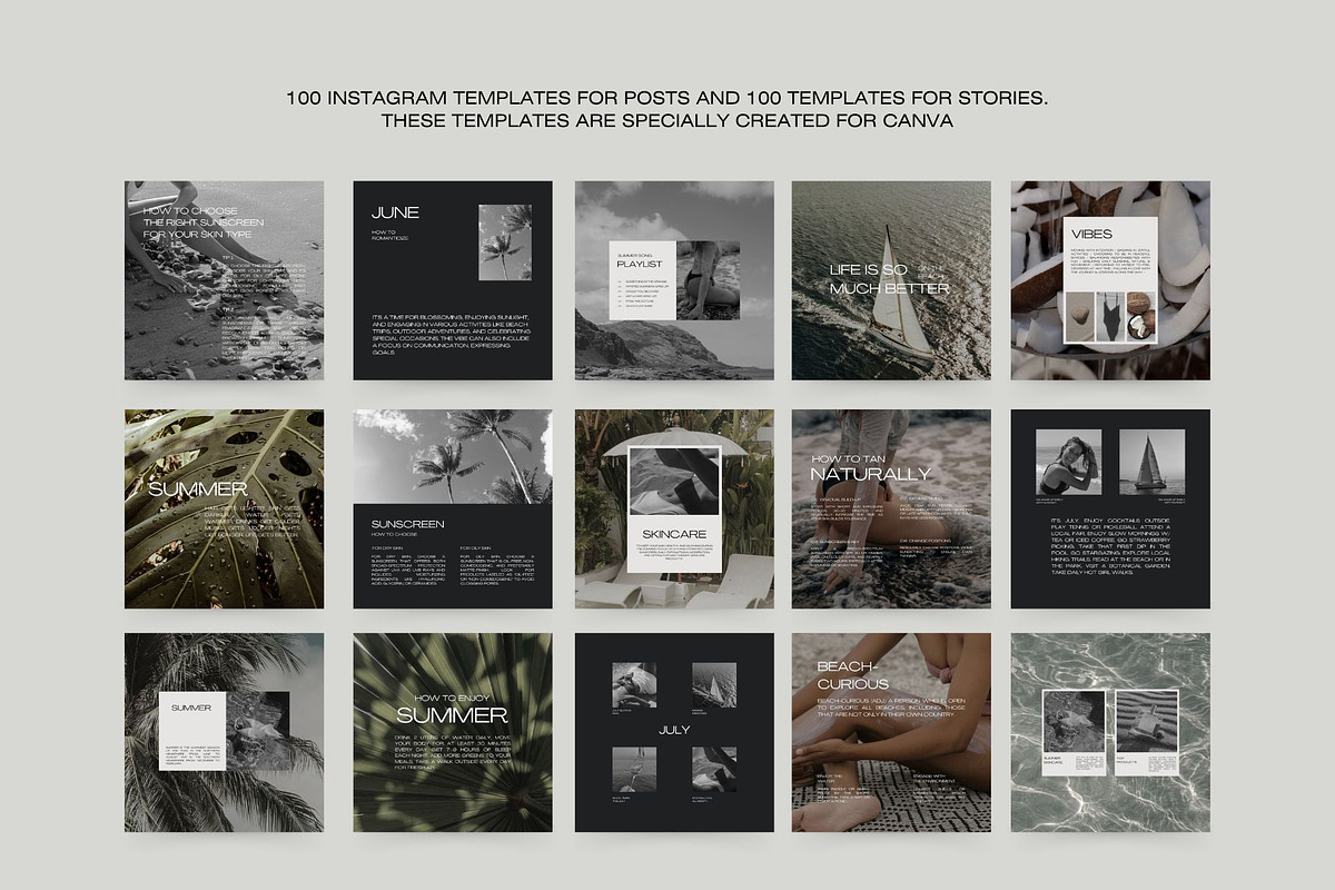 Aesthetic Instagram Templates XVI, a Social Media Template by Instprofi | Studio Estimo (Photo 7 of 10)