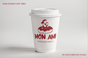 Cafe Vibes Hand Drawn Illustrations, an Object Graphic by Kate Creative Studio (Thumbnail 6 of 16)