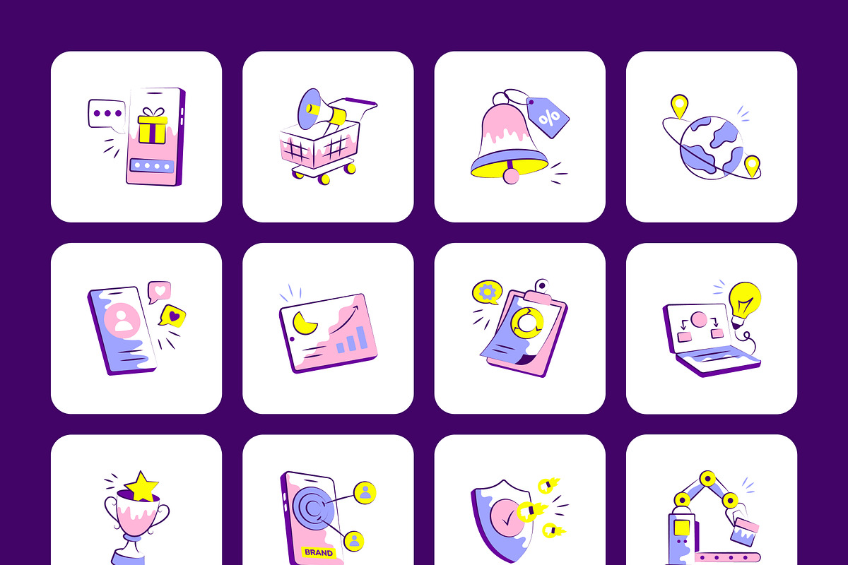 185 Digital Growth Icons, a Duotone Icon by Vectors Market (Photo 12 of 13)
