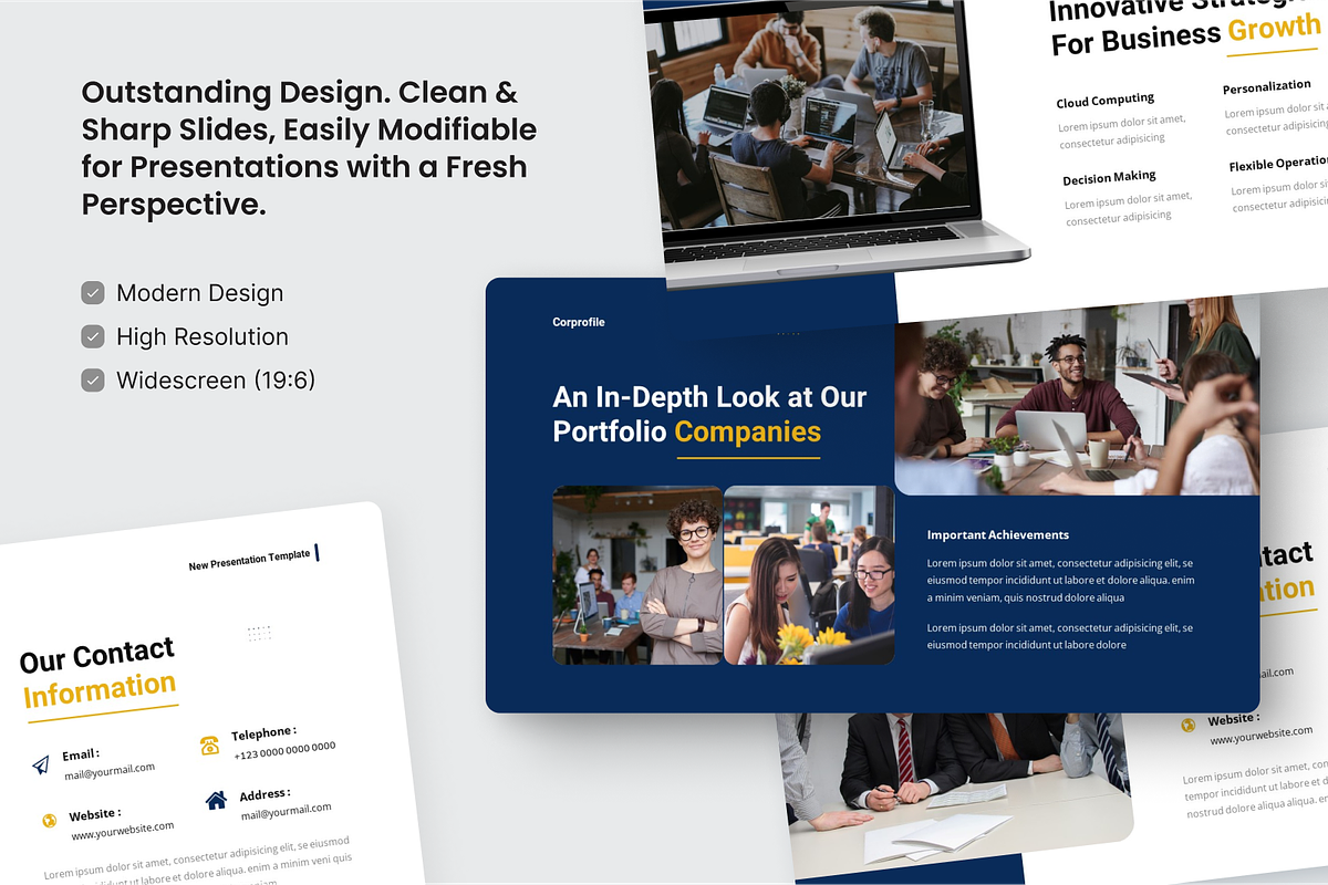 Corprofile - Company Profile Keynote, a Presentation Template by SquidPixey (Photo 3 of 6)