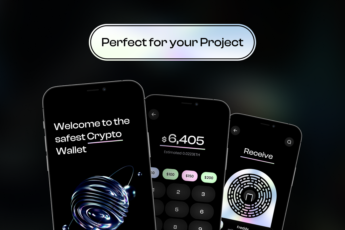 Crypto Wallet UI Kit, an UI Kit Template by Trung (Photo 5 of 6)