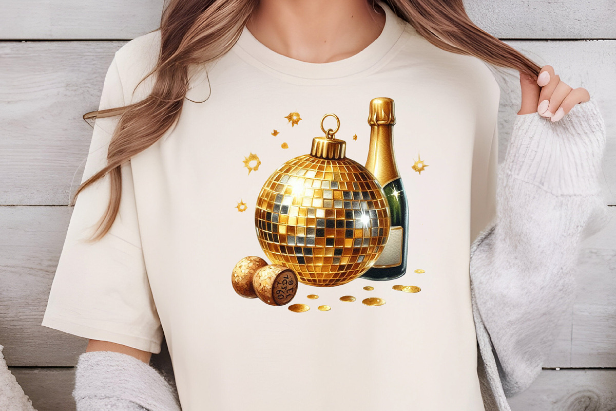 New Year Disco Balls Clipart, an Illustration by DreamCafeArt (Photo 6 of 6)
