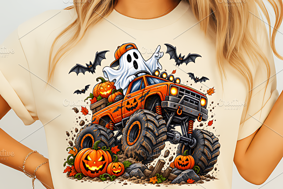 Halloween Monster Truck PNG, Cute, a Seasonal Illustration by Coco Bloom (Photo 2 of 3)