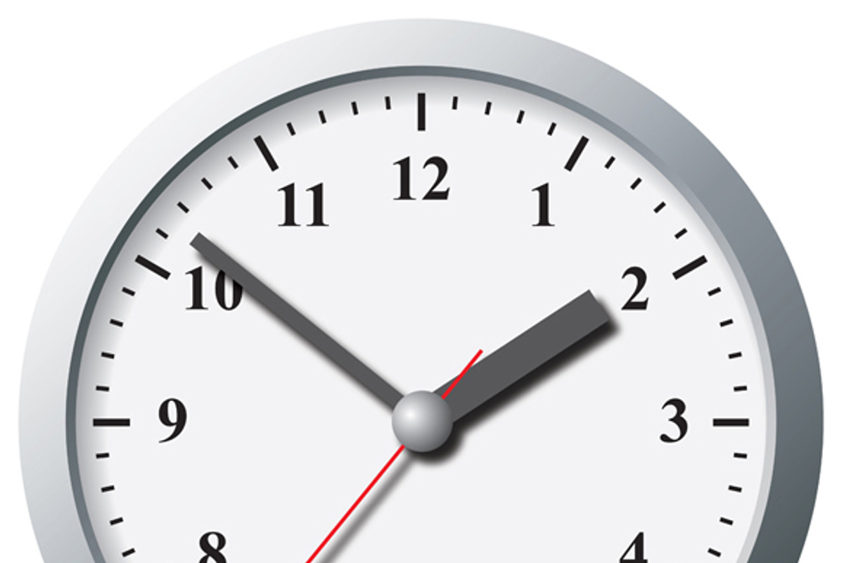 Wall mounted digital clock. Vector i preview 5
