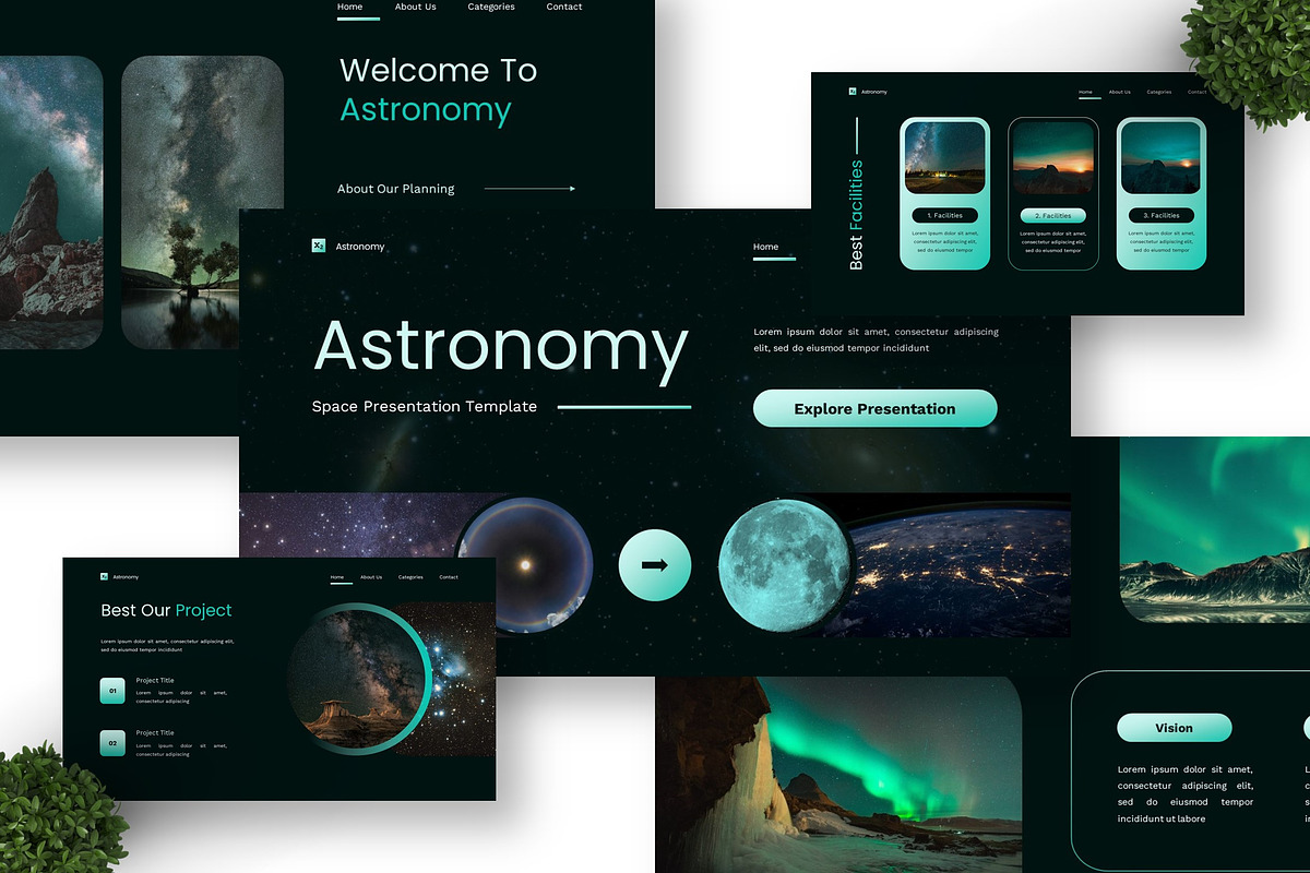 Astronomy - Space Keynote preview 5