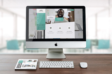 Vertik Vertical Menu WordPress Theme