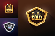 3D Vector Badges Collection Vol 1, a Branding & Logo Template by Bagstudio Shop (Thumbnail 2 of 3)