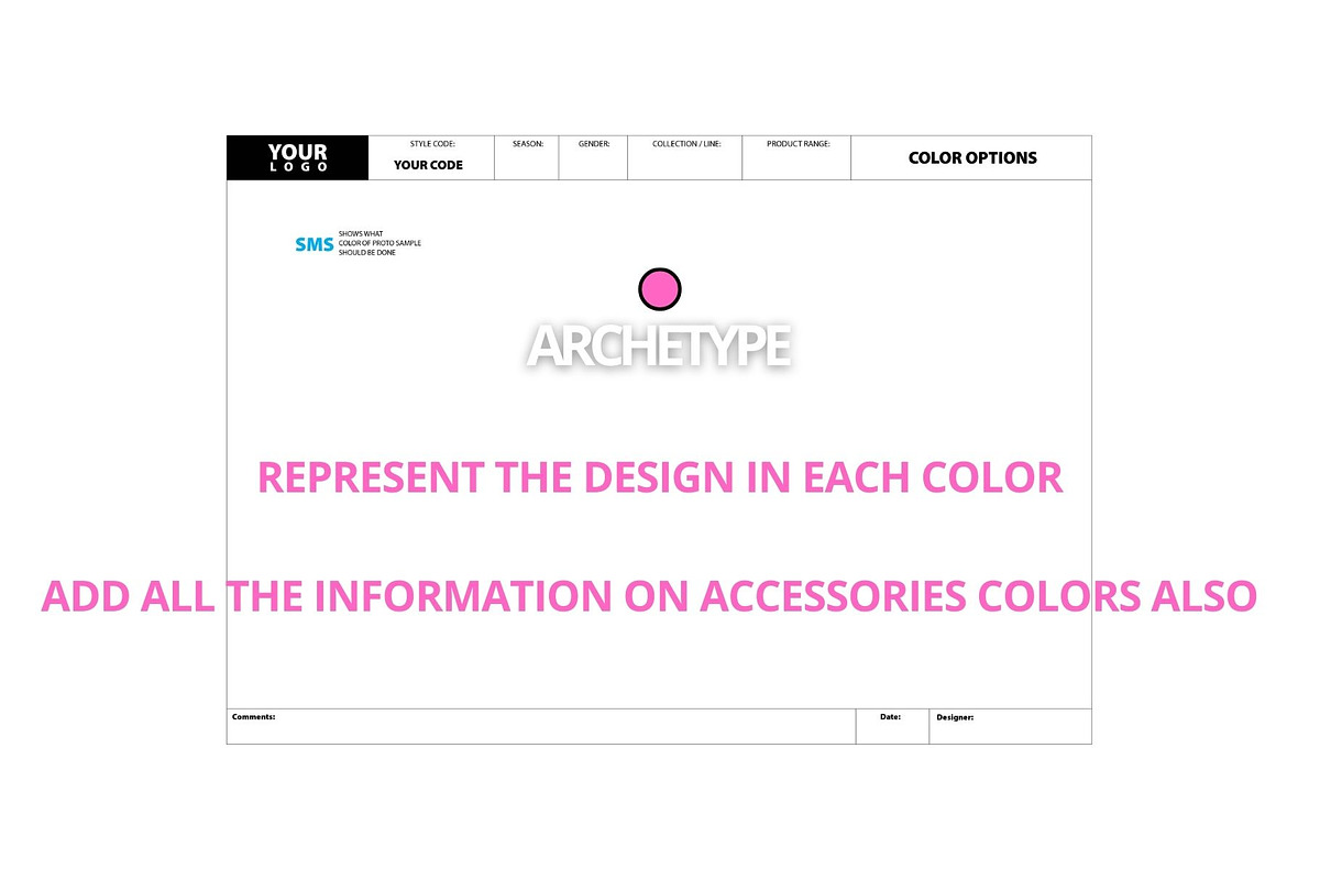 Blank Apparel Tech Pack, a Presentation Template by Archetype Design (Photo 2 of 7)