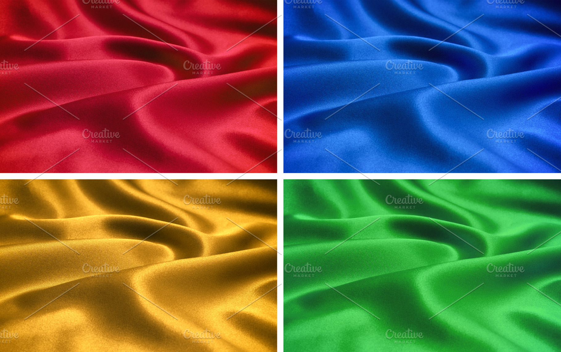 Set of colorful clothes backgrounds, an Abstract Photo by BOOCYS