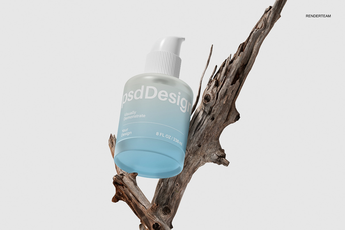 Cosmetic Bottle Mockup Set, a Packaging Mockup by Renderteam (Photo 11 of 12)