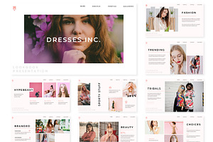 Dresses Google Slides Template