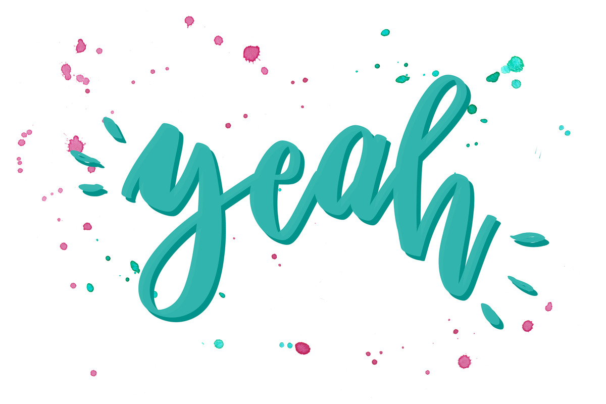 Procreate Hand Lettering Toolkit, a Brush Add-On by Honey & Jazz Co. (Photo 11 of 16)