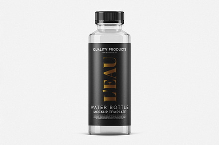 Water Bottle Mockup, a Packaging Mockup by Designer Dude