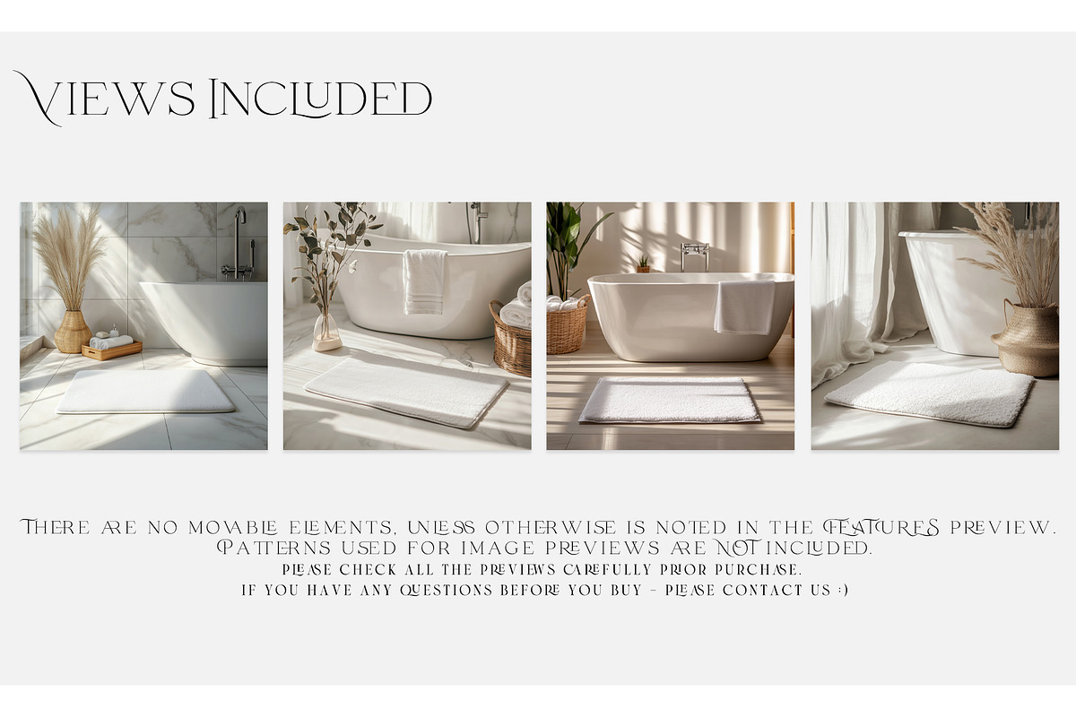 Bath Mat Mockups, a Household Mockup by mock-ups (Photo 2 of 11)