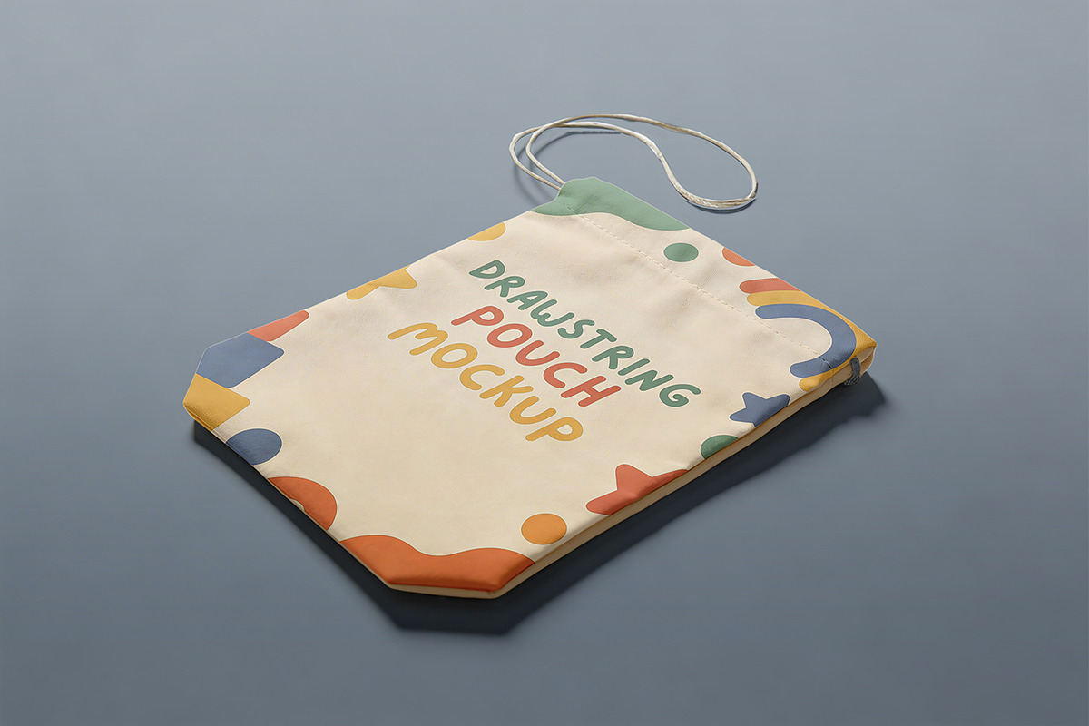 Drawstring Pouch Mockup, a Product Mockup by Pitchlook.Studio (Photo 2 of 4)