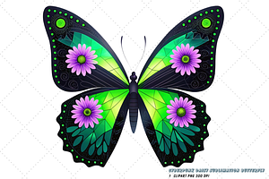 Cyberpunk Daisy Sublimation PNG, an Animal Illustration by FloridPrintables