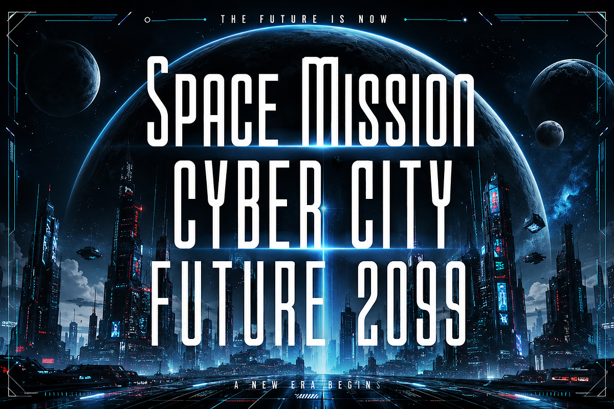 Futuristic, a Serif Font by Wow Magic (Photo 4 of 5)