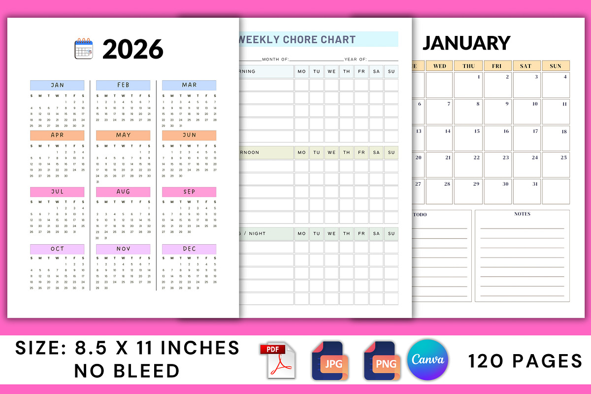 2026 Weekly Chore Chart preview 2
