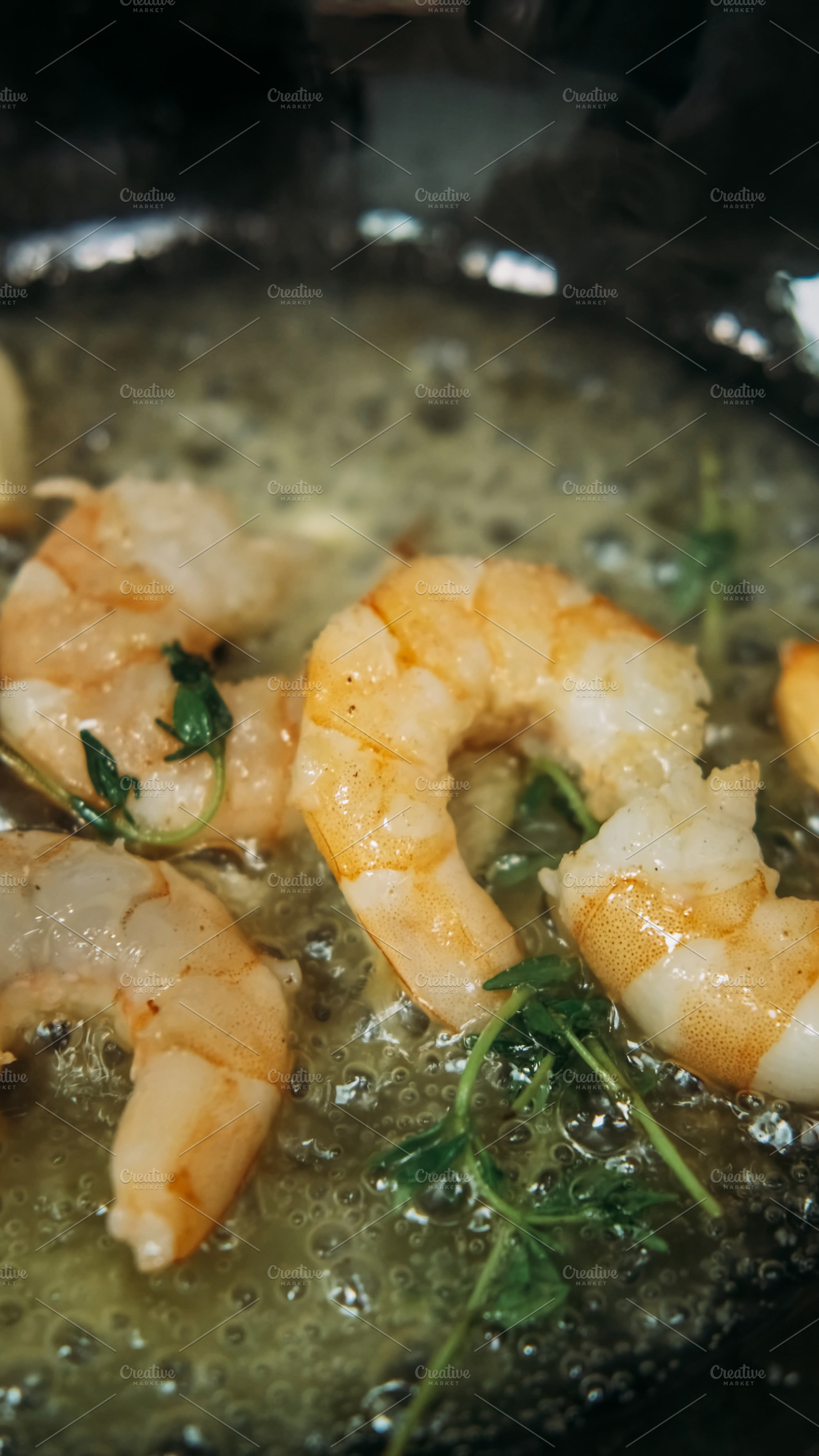 Cooking shrimp appetizer recipe, a Food & Drink Photo by Photo Drive Studio
