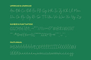 CS Ruska Dashed, a Script Font by Craft Supply Co. (Thumbnail 8 of 8)