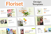 Floriset Powerpoint Template, a Presentation Template by yanindesign (Thumbnail 1 of 6)