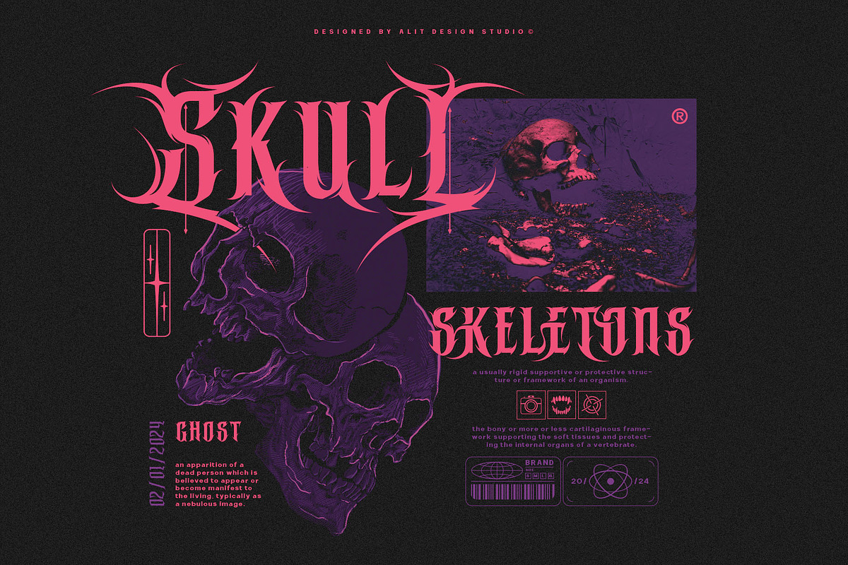 Riseria Typeface, a Blackletter Font by alit design (Photo 8 of 20)