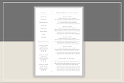 Resume Template & Cover Letter, a Resume Template by ResumeStudio (Thumbnail 2 of 4)