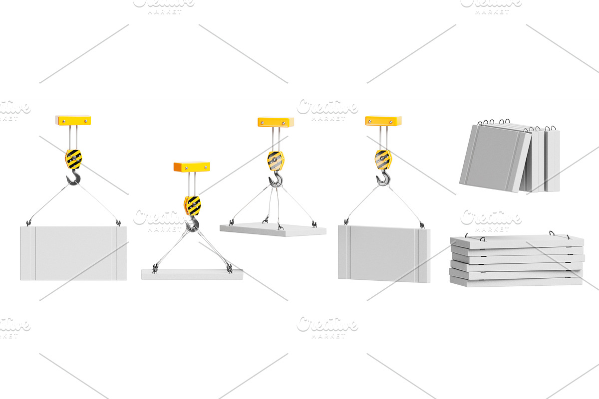 Reinforced concrete panels hanging, an Architecture 3D Model by Marozhkastudio
