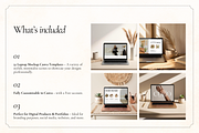 52 Minimalist Laptop Canva Mockups, a Mac Mockup by Matisse Studio (Thumbnail 2 of 10)