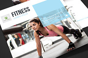 Fitness - Square Trifold Brochure, a Brochure Template by pixart_pm (Thumbnail 1 of 3)