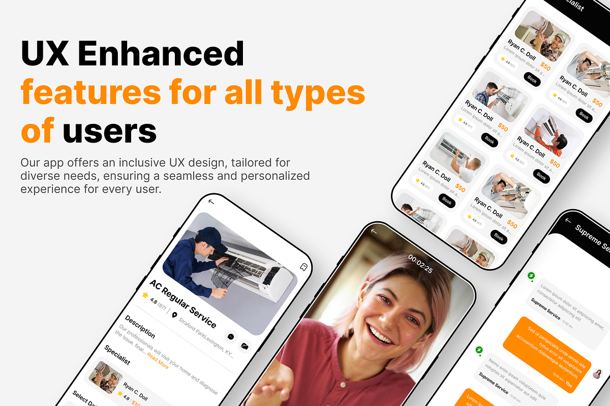 HandyHub: Ondemand service app uikit, an UI Kit Template by Fluttertop (Photo 6 of 8)