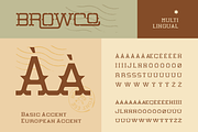 Browco, a Serif Font by Burntilldead (Thumbnail 11 of 12)