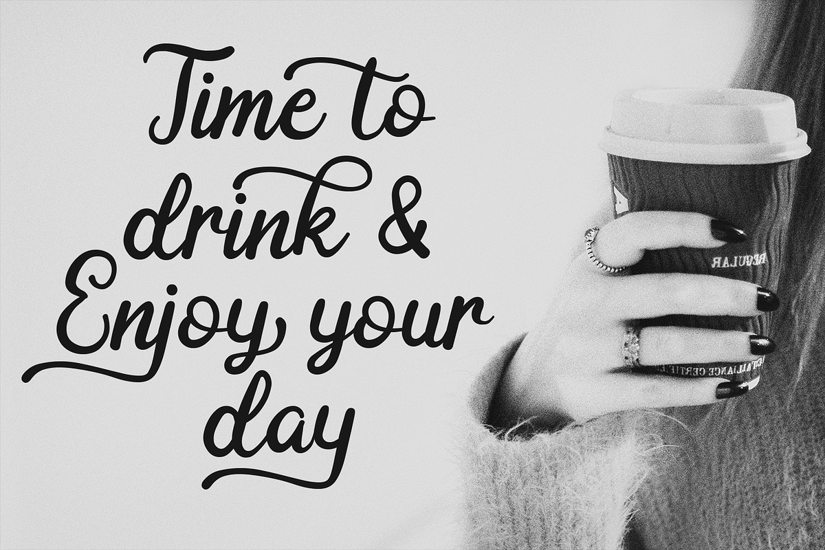 Adeghio Stylish Script Font preview 3