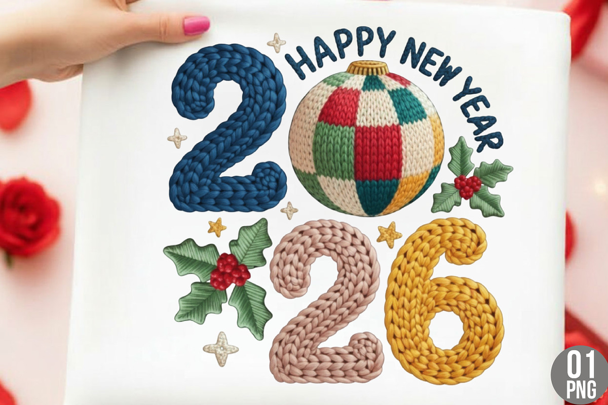 Happy New Year 2026 PNG, New Year, an Illustration by Designking (Photo 1 of 6)