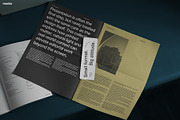 Bookmark & Newsprint Mockup, a Books & Magazine Mockup by Mocku (Thumbnail 3 of 4)