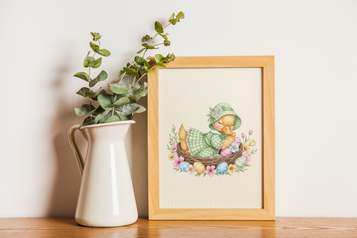 Cute Easter Duck PNG Clipart Kawaii., an Animal Illustration by KennedyStudio (Photo 5 of 5)