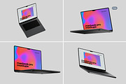 FLYING Macbook Laptop Mockups, a Device Mockup by Croma Studio (Thumbnail 1 of 6)