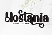 Hostania | Script Font, a Script Font by Scratchones (Thumbnail 1 of 9)