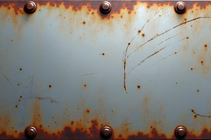 Rusty metal surface with industrial, a Photo by LOGOCREATIVE