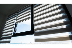 Modern zebra roller blinds filtering
