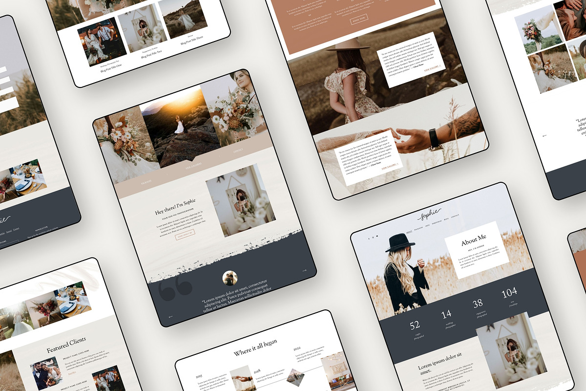 Squarespace 7.1 Template: Sophie, a Squarespace Template by Big Cat Creative (Photo 3 of 4)
