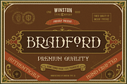 WT Bradford, a Font by Winston Type Co. (Thumbnail 1 of 13)