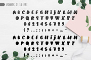 Soft vintage Scandinavian Decor Font, a Script Font by Happy Letters (Thumbnail 5 of 8)