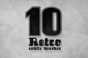 10 Photoshop Retro Subtle Brushes